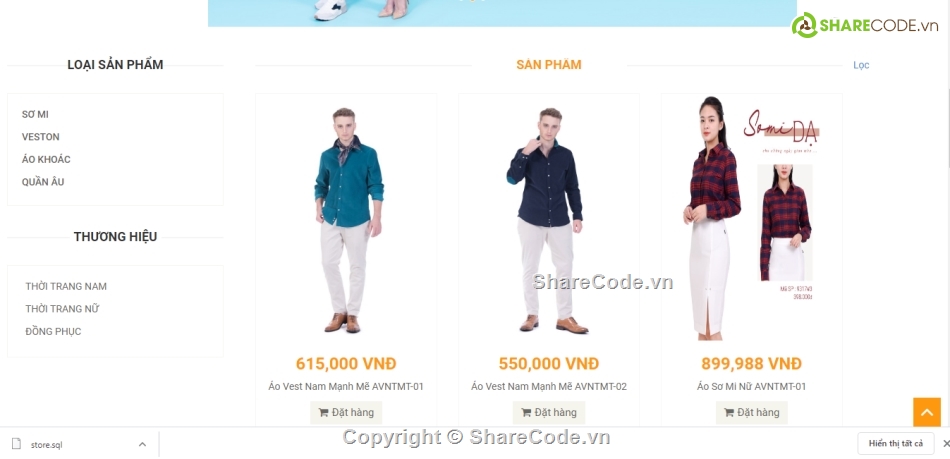 Web bán thời trang,code website quần áo đẹp,code web bán quần áo,Full code PHP website bán quần áo,website bán quần áo,Website thời trang